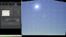 Example : Warp setting of "C3" projector .